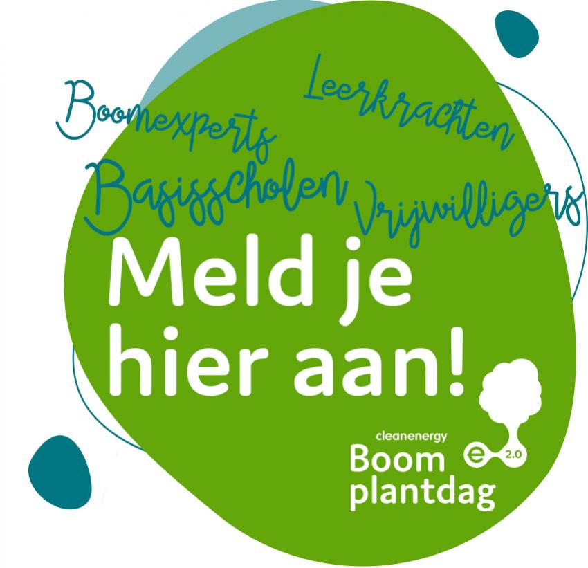 meld je aan voor de Clean Energy Boomplantdag